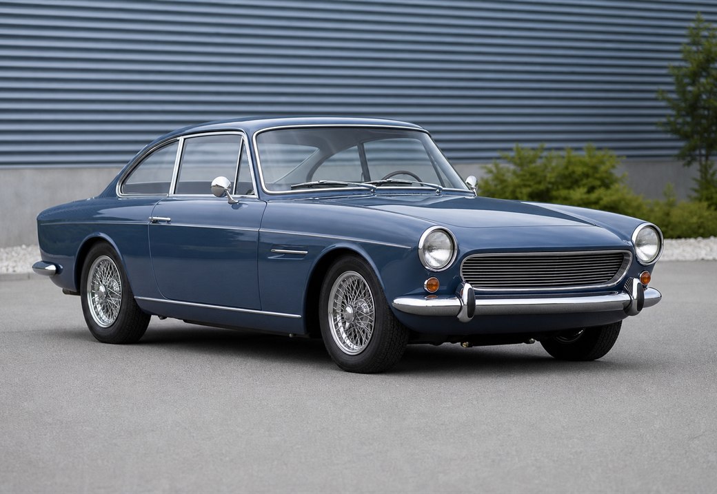 Gepflegter Oldtimer-Klassiker in kühlem Tageslicht